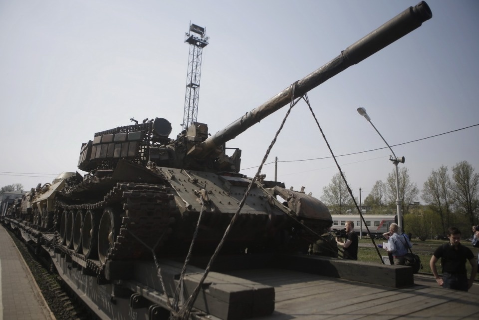 Псковичи увидели военную технику сирийских террористов Псковичи увидели военную технику сирийских террористов