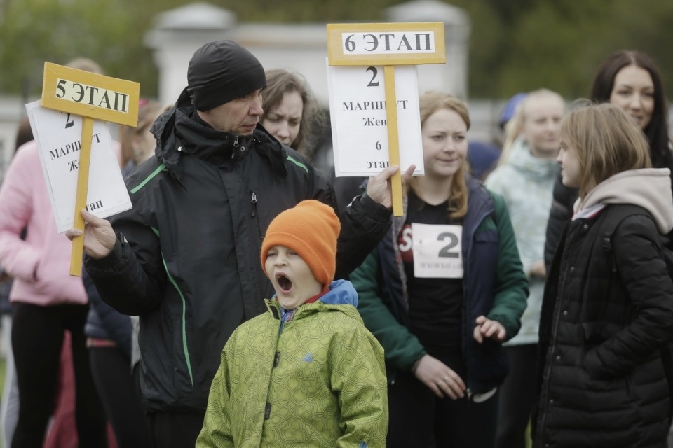 Парад участников Эстафеты «Псковской правды»