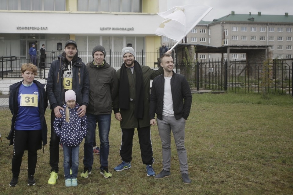 Парад участников Эстафеты «Псковской правды»