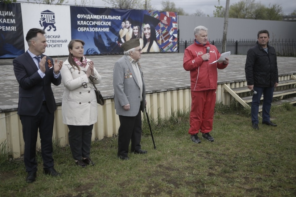 Парад участников Эстафеты «Псковской правды»