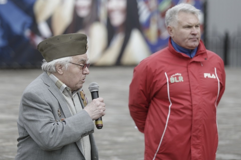 Парад участников Эстафеты «Псковской правды»