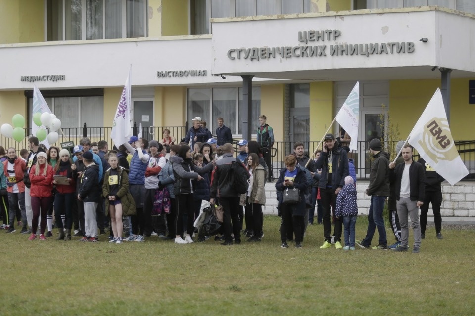 Парад участников Эстафеты «Псковской правды»