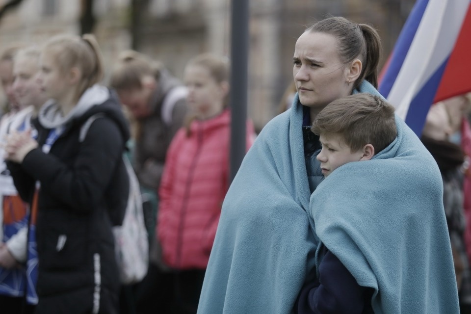 Парад участников Эстафеты «Псковской правды»
