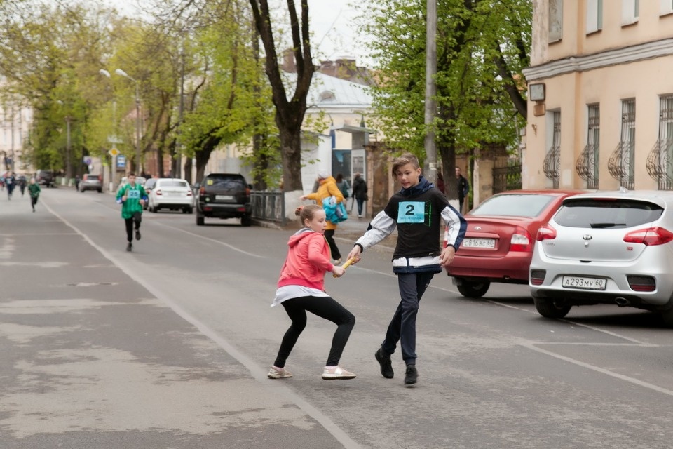 Забеги Эстафеты «Псковской правды»