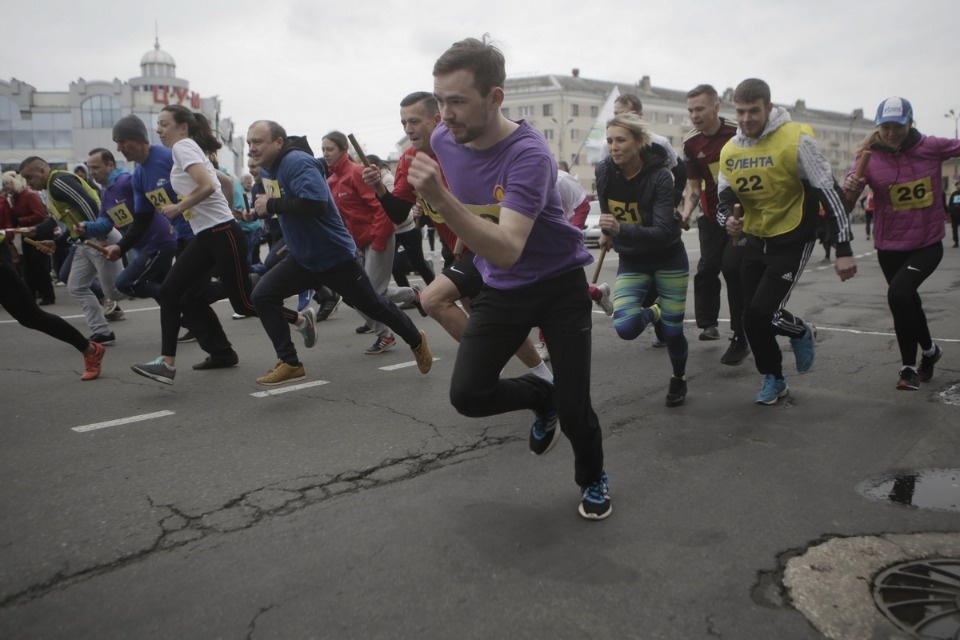Забеги Эстафеты «Псковской правды»