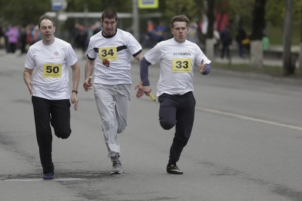 Забеги Эстафеты «Псковской правды»