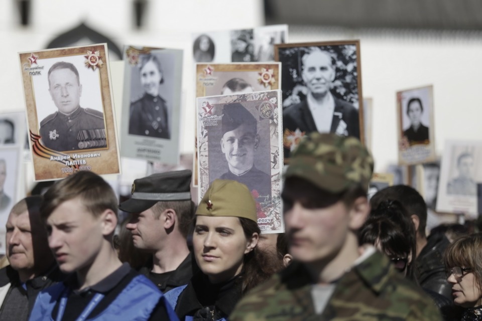 «Бессмертный полк» прошел по центральным улицам Пскова