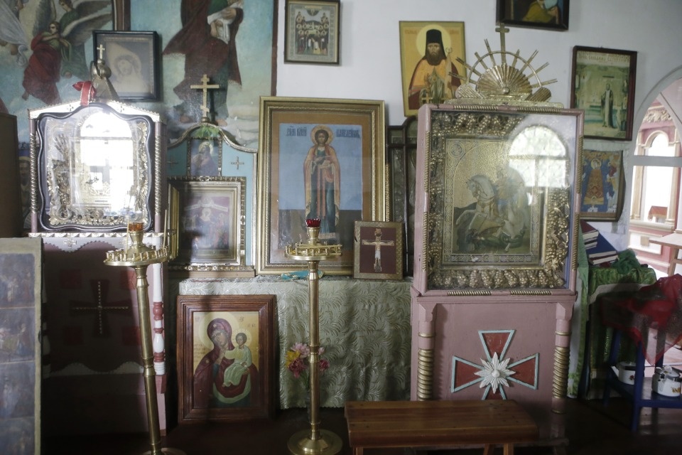 Молния уничтожила купол церкви в Камно