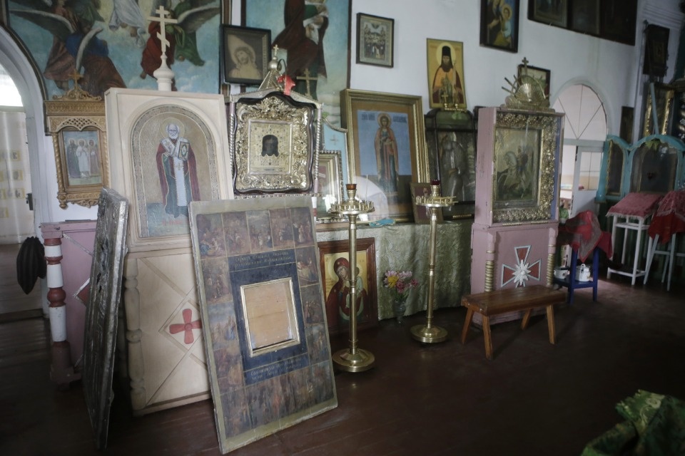 Молния уничтожила купол церкви в Камно