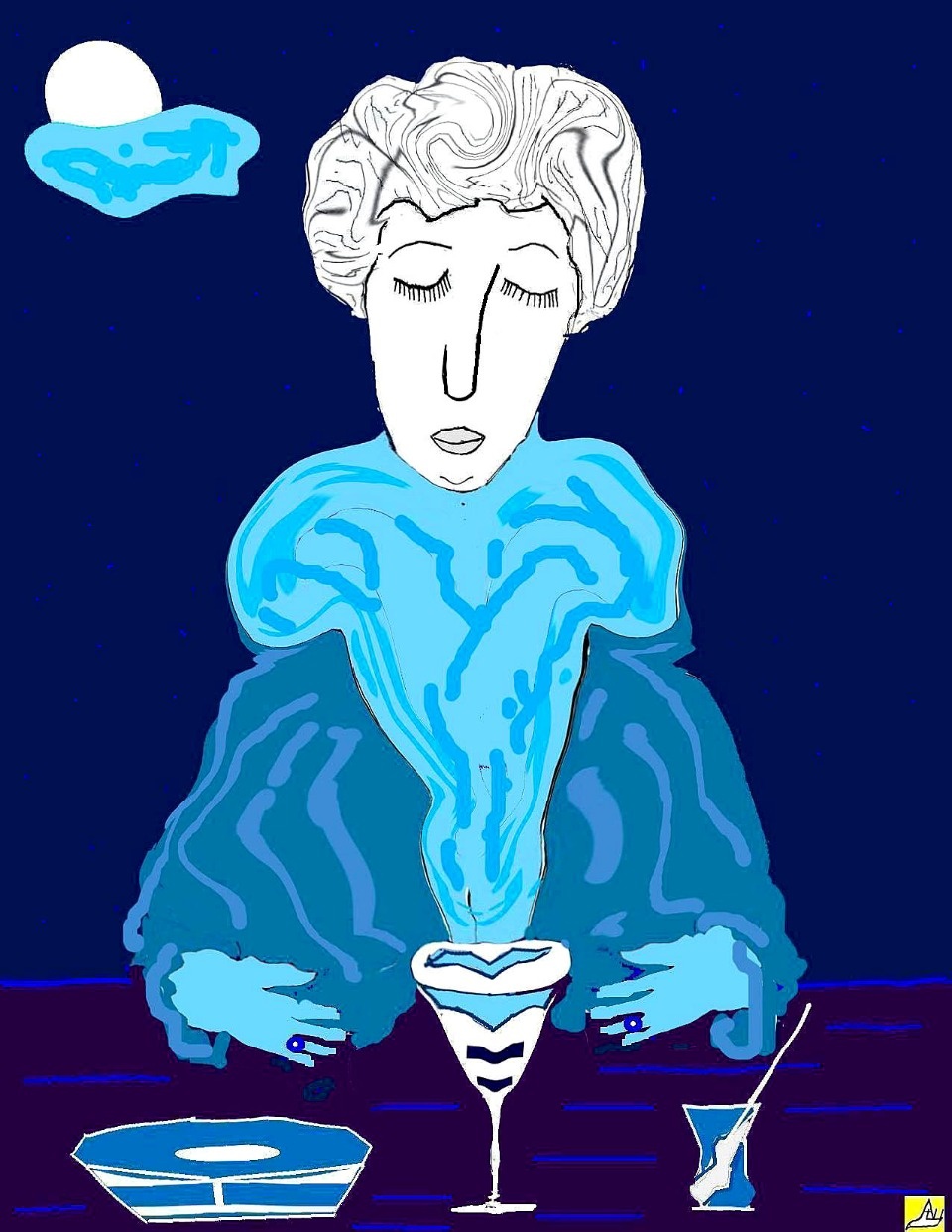 Для вас рисует с наслажденьем