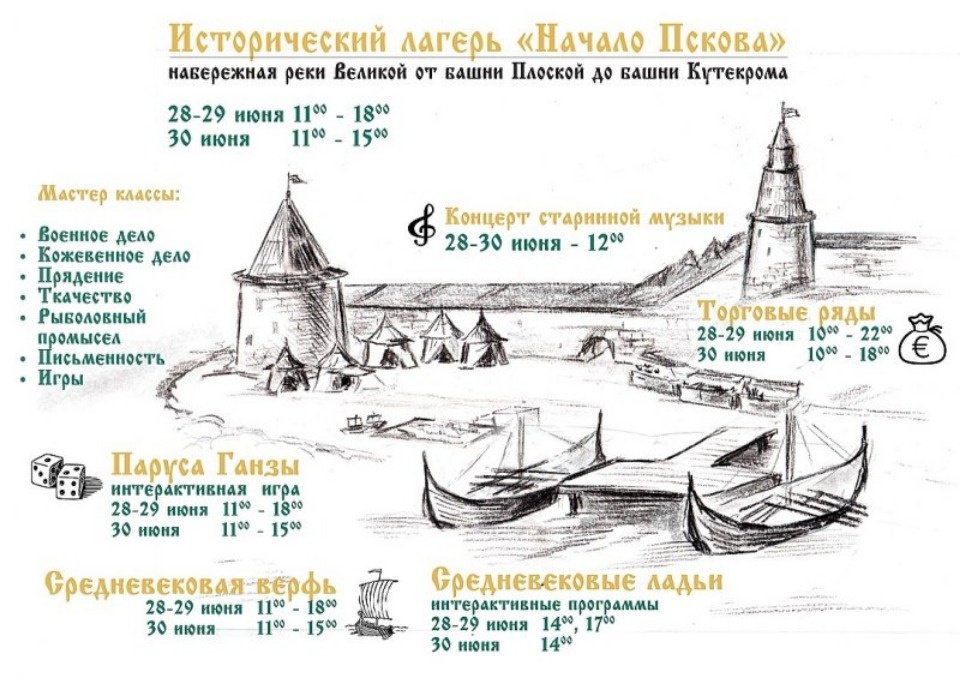 Средневековье захватывает Псков