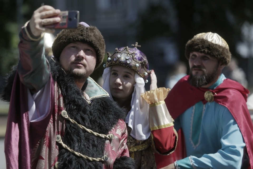 Церемония закрытия Международных Ганзейских дней в Пскове Церемония закрытия Международных Ганзейских дней в Пскове