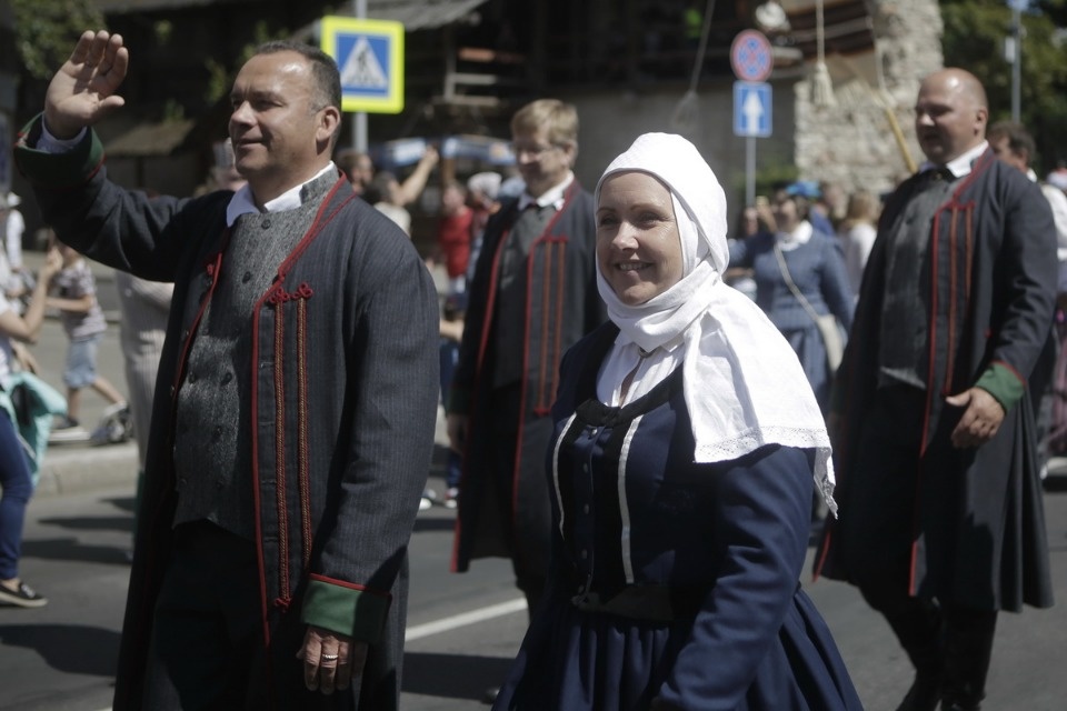 Церемония закрытия Международных Ганзейских дней в Пскове Церемония закрытия Международных Ганзейских дней в Пскове
