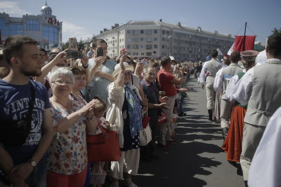 Церемония закрытия Международных Ганзейских дней в Пскове Церемония закрытия Международных Ганзейских дней в Пскове