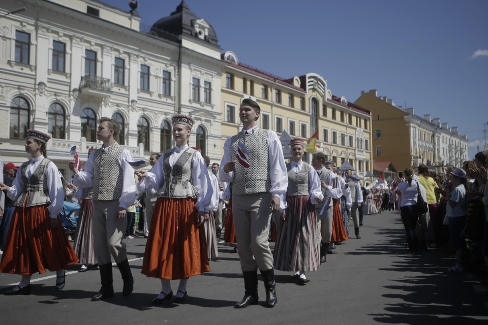 Церемония закрытия Международных Ганзейских дней в Пскове Церемония закрытия Международных Ганзейских дней в Пскове