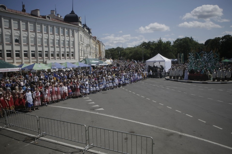 Церемония закрытия Международных Ганзейских дней в Пскове Церемония закрытия Международных Ганзейских дней в Пскове