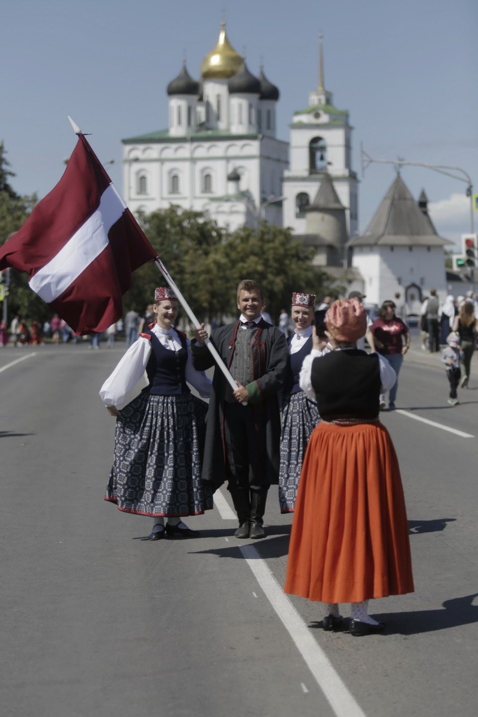 Церемония закрытия Международных Ганзейских дней в Пскове Церемония закрытия Международных Ганзейских дней в Пскове