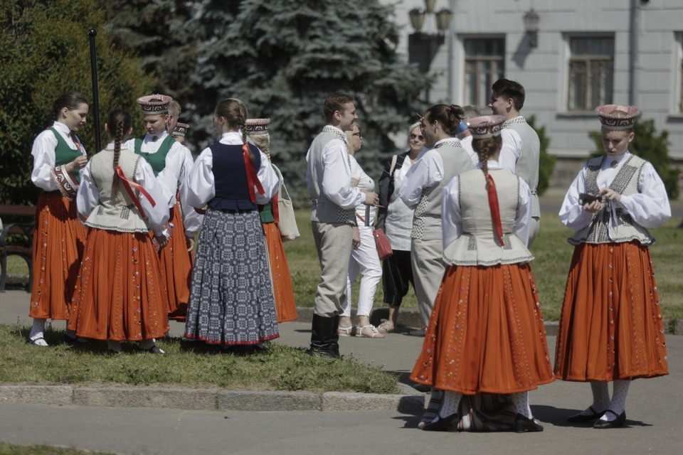 Церемония закрытия Международных Ганзейских дней в Пскове Церемония закрытия Международных Ганзейских дней в Пскове
