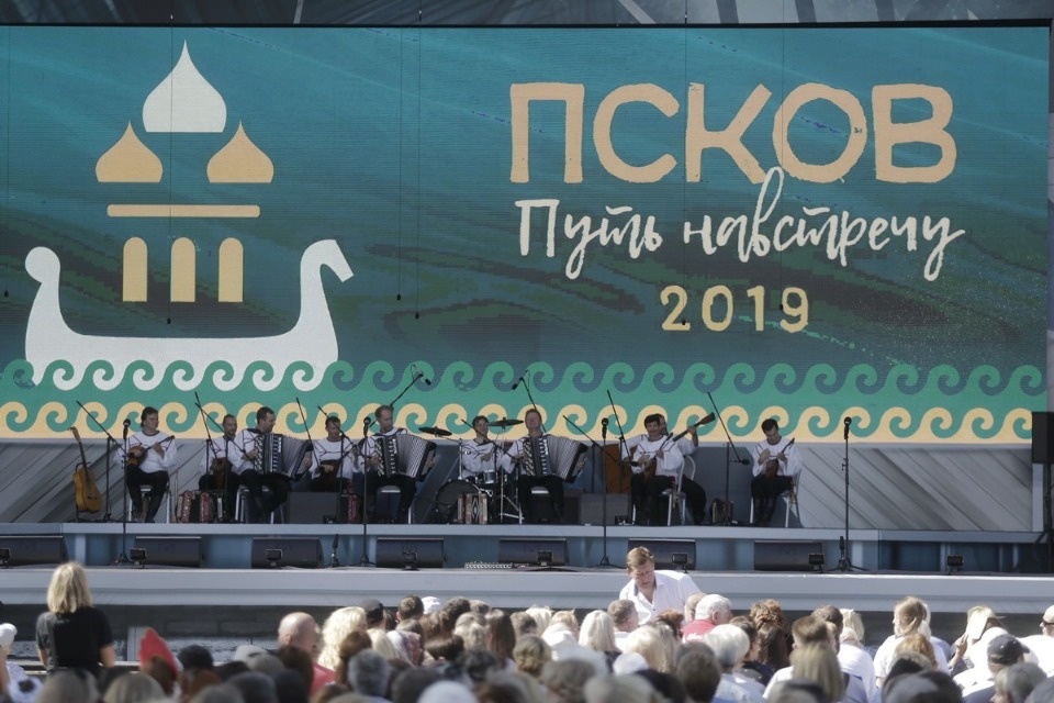 Церемония закрытия Международных Ганзейских дней в Пскове Церемония закрытия Международных Ганзейских дней в Пскове