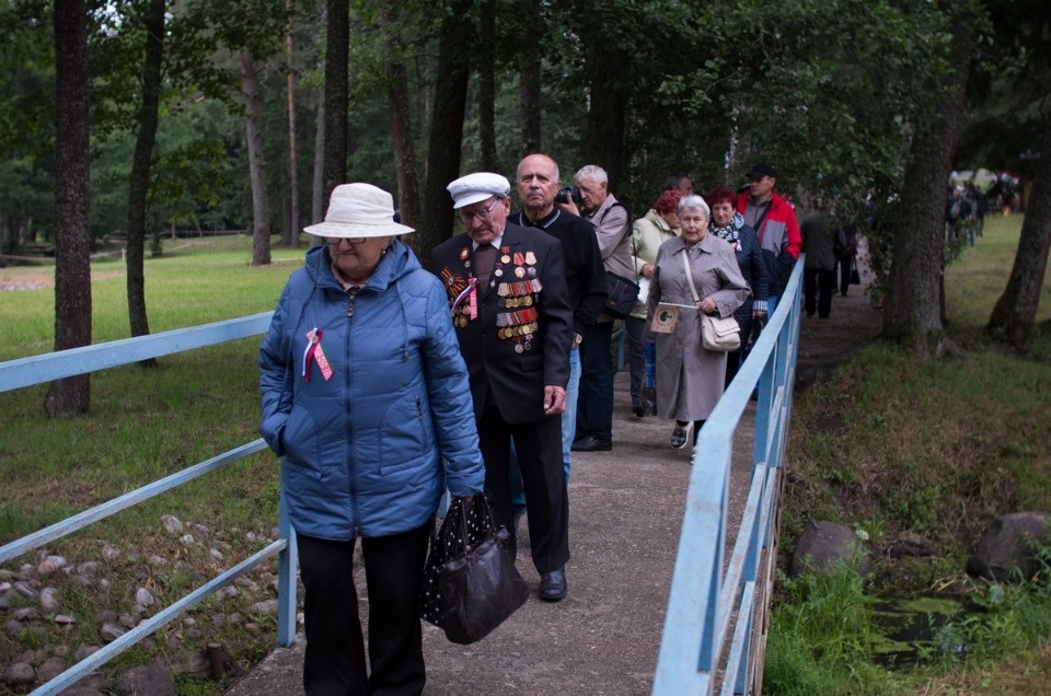 Встреча ветеранов войны на Кургане Дружбы