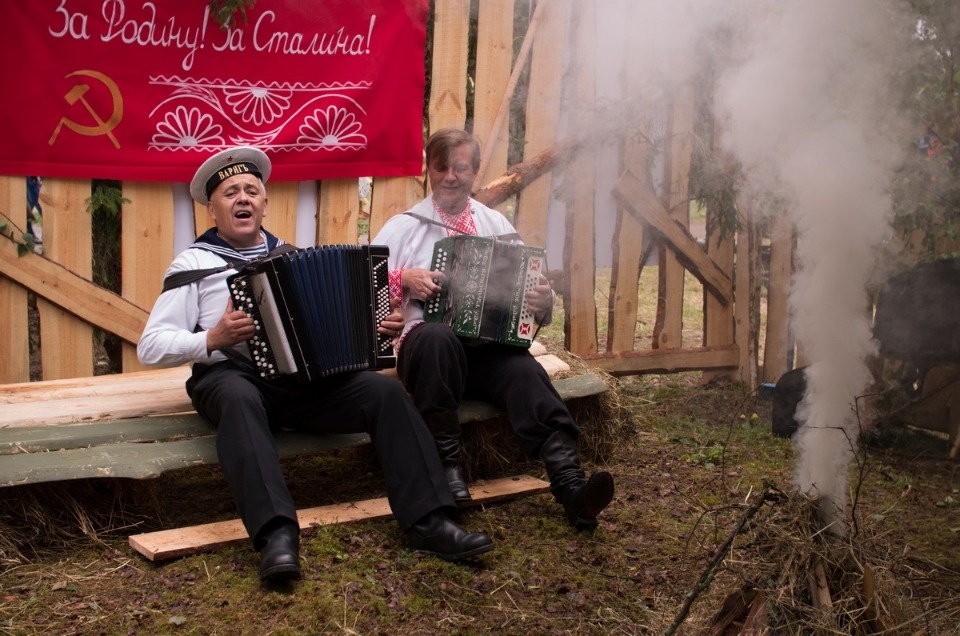 Встреча ветеранов войны на Кургане Дружбы