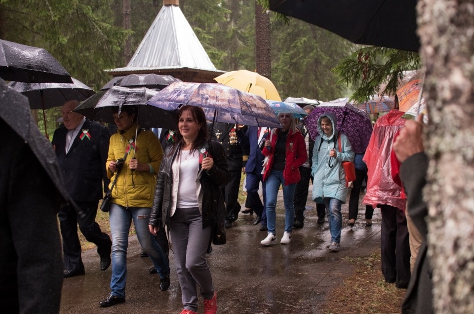 Встреча ветеранов войны на Кургане Дружбы