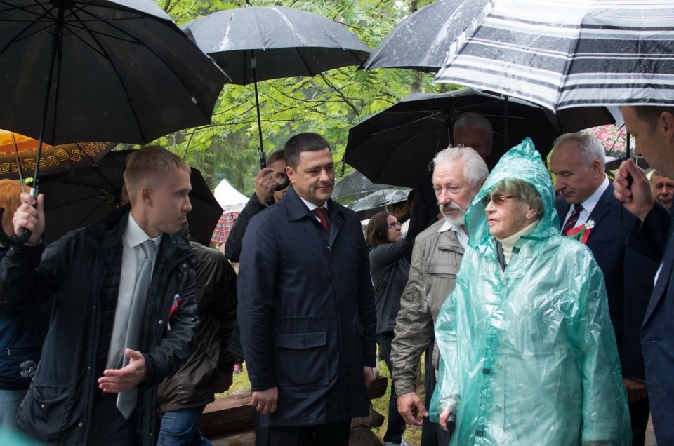 Встреча ветеранов войны на Кургане Дружбы