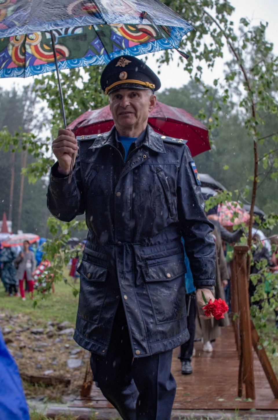 Встреча ветеранов войны на Кургане Дружбы