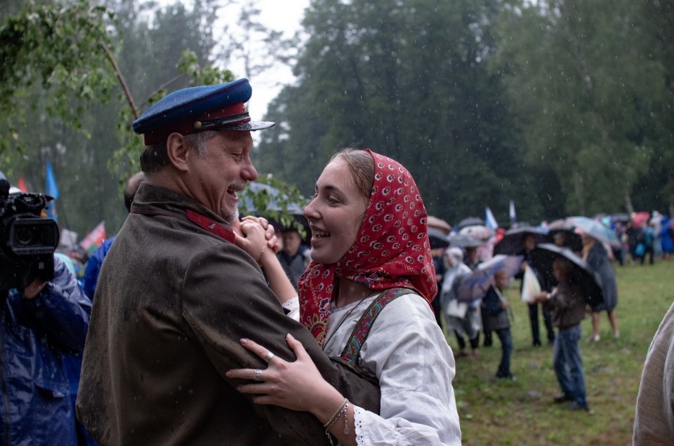 Встреча ветеранов войны на Кургане Дружбы