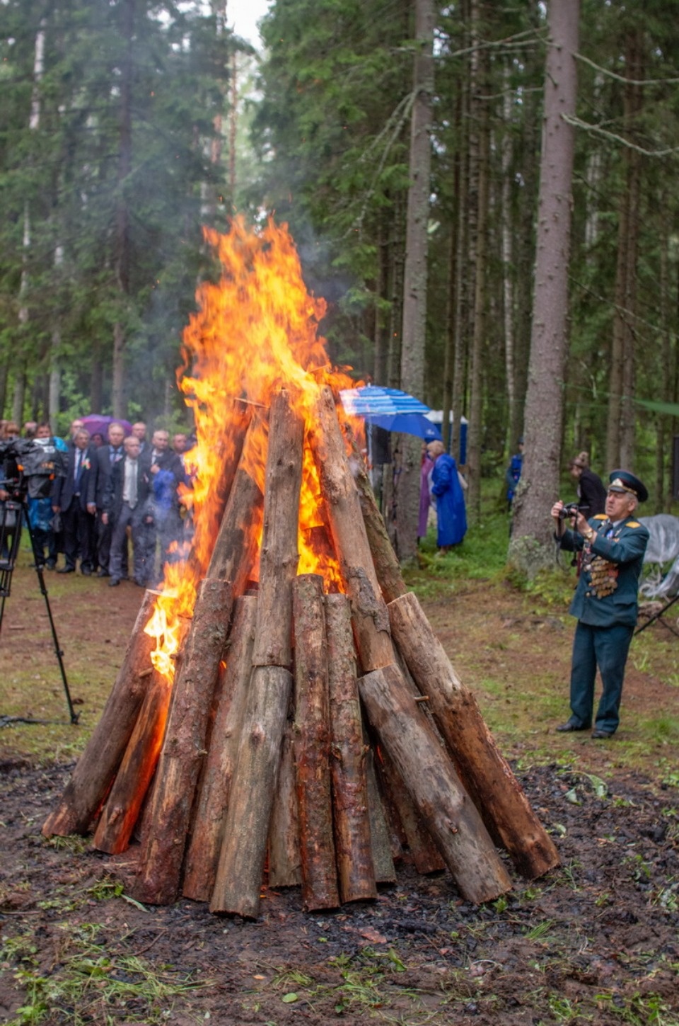Встреча ветеранов войны на Кургане Дружбы
