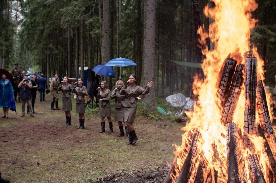 Встреча ветеранов войны на Кургане Дружбы