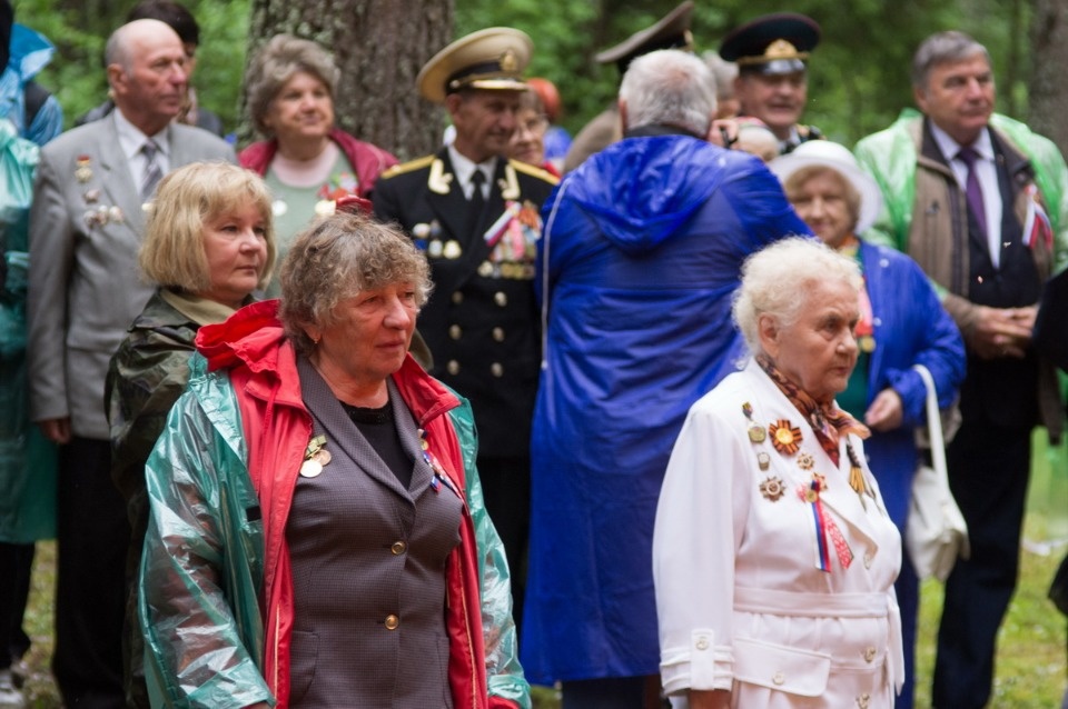 Встреча ветеранов войны на Кургане Дружбы