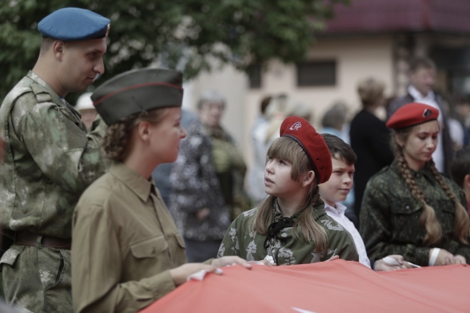 Жители Идрицы отмечают 75-летие освобождения поселка от фашистов