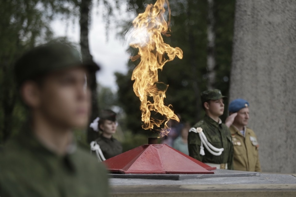 Жители Идрицы отмечают 75-летие освобождения поселка от фашистов