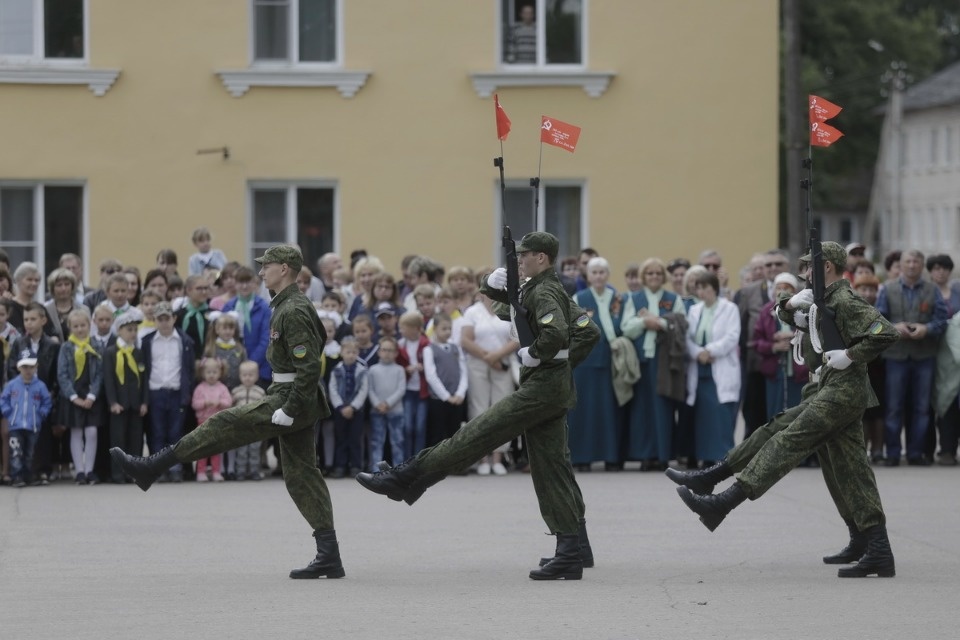 Жители Идрицы отмечают 75-летие освобождения поселка от фашистов