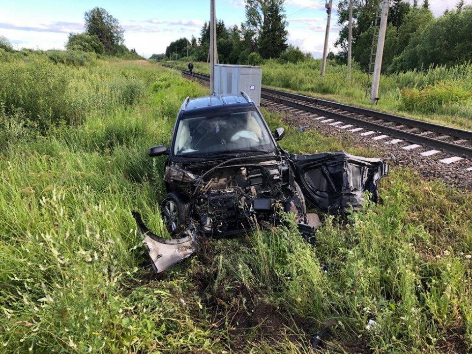 В Псковской области в июле на железнодорожных переездах произошло уже 2 ДТП
