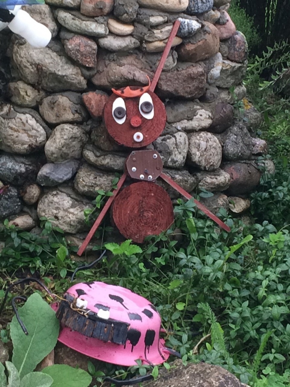 Ландшафтный дизайн из вторсырья