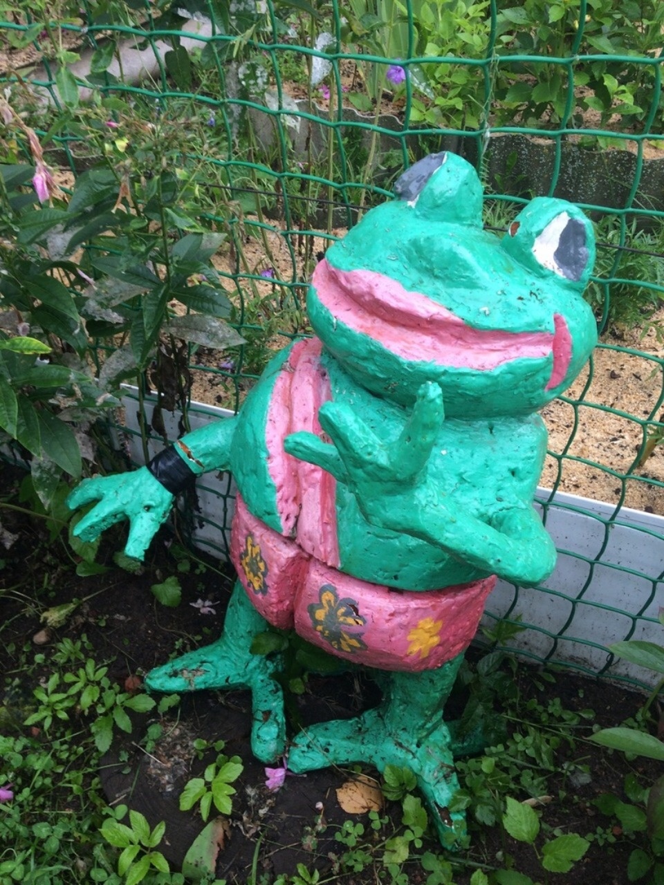 Ландшафтный дизайн из вторсырья