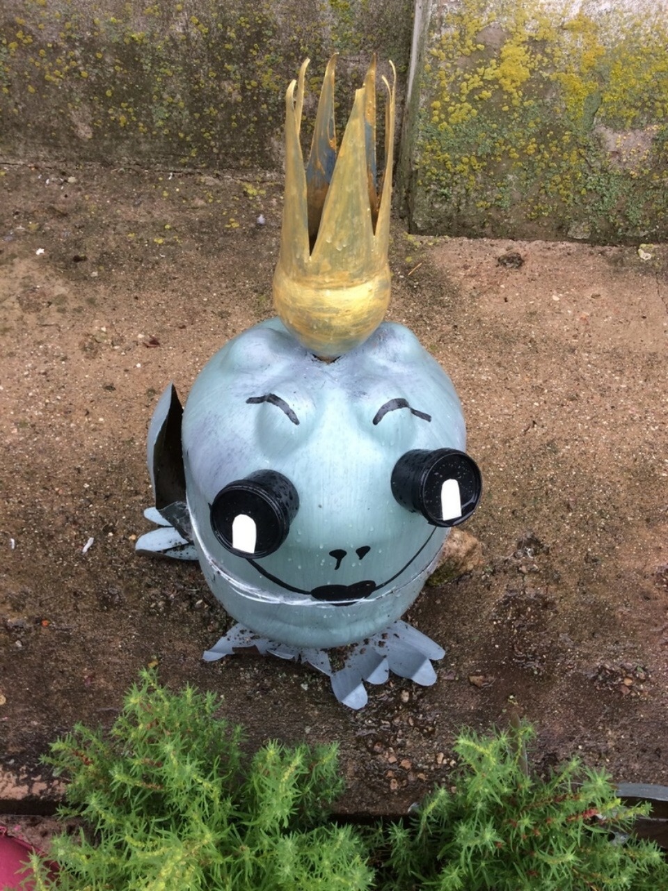 Ландшафтный дизайн из вторсырья