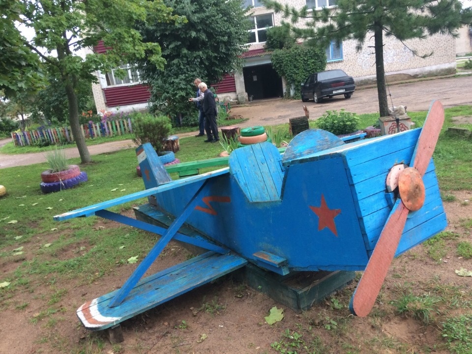 Ландшафтный дизайн из вторсырья