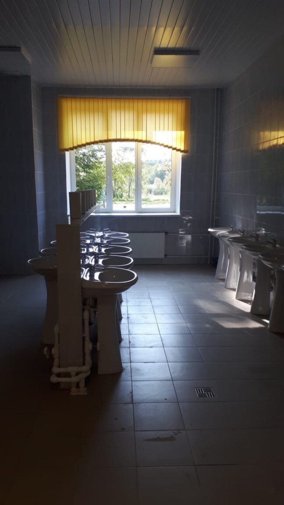 Появились первые фотографии с праздничного открытия новой современной школы в Дно