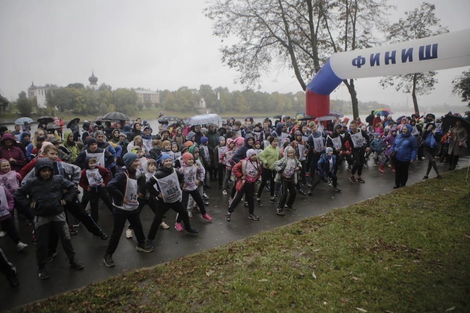 В Пскове пробежали «Кросс наций»