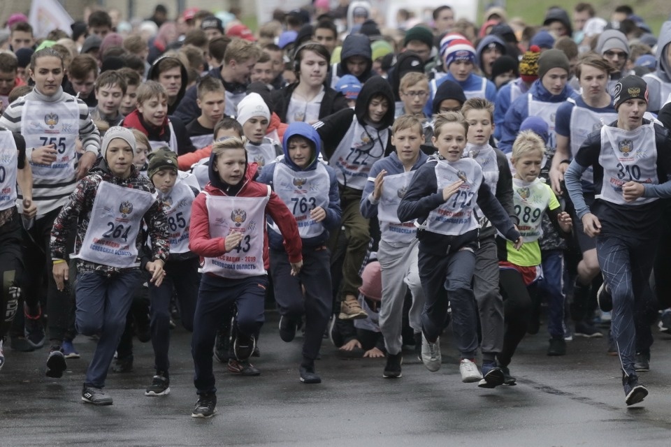 В Пскове пробежали «Кросс наций»