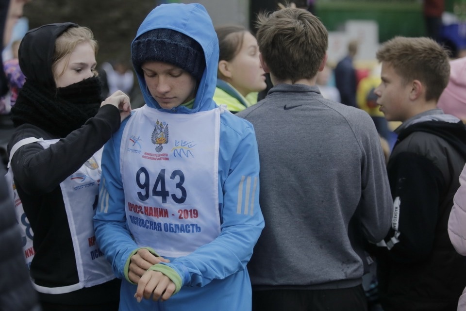 В Пскове пробежали «Кросс наций»
