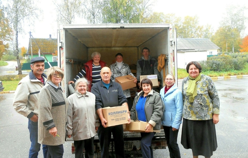 Псковичи собирают макулатуру