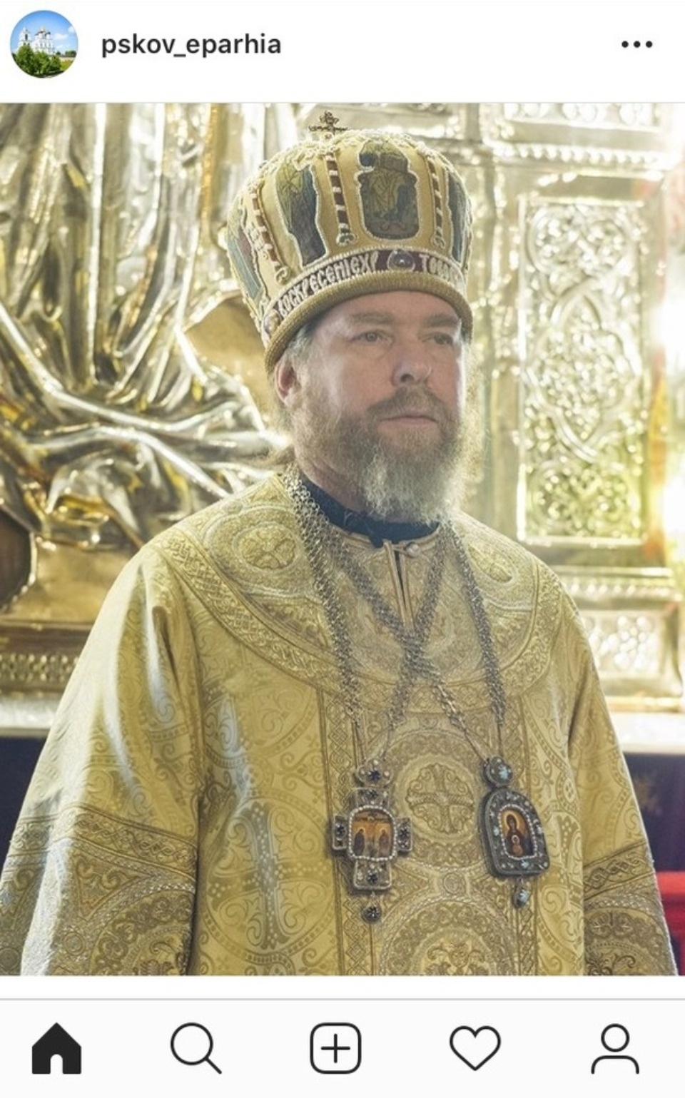 Митрополит Тихон проведёт вечернюю службу в Печорах, а утреннюю - в Пскове