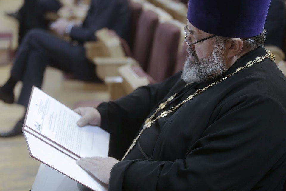 Вступление Елены Полонской в должность главы Пскова