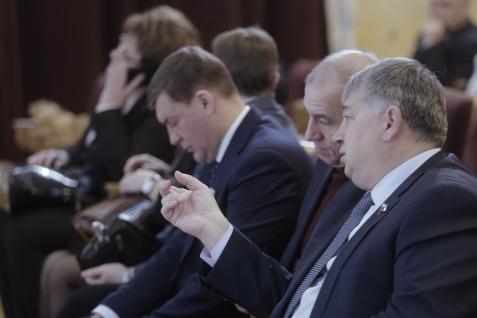 Вступление Елены Полонской в должность главы Пскова