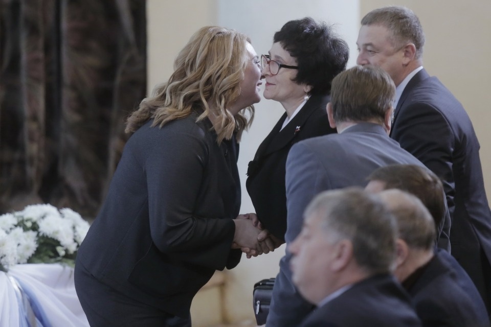 Вступление Елены Полонской в должность главы Пскова