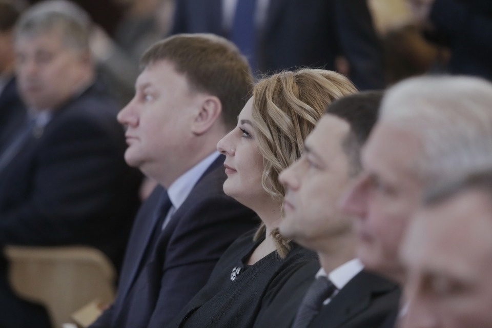 Вступление Елены Полонской в должность главы Пскова